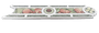 50203 FILETE CERÂMICO DECORATIVO - WH - DEXCO - 4,5X20CM - CLASSE A