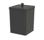 FUTURE 530PT LIXEIRA QUADRADA COLORE BLACK C/ TAMPA 6,5 LTS -