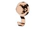 GANCHO 4054 MULTIUSO COM VENTOSA ROSE GOLD - FUTURE - PAREDE