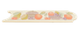 LISTELO CERÂMICO DECORATIVO - BLISTER WH 50207 - PORTINARI -  20X4,5CM