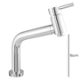 RAINHA 1021 MONOCOMANDO LAVATORIO BICA BAIXA 16 CM - CROMADA