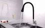 RAINHA 2632 TORNEIRA MONOCOMANDO BLACK SLIM CANO FLEXIVEL DUPLA FUNCAO -