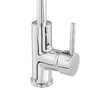 RAINHA 2633 TORNEIRA MONOCOMANDO SLIM CANO ALTO INOX C/ AREJADOR FIXO