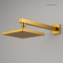 RAINHA 645600 DUCHA FRIA ARTICULADA SQUARE GOLD BRILHANTE METAL