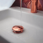 RAINHA 71617 VALVULA LAVATORIO CLICK LUXO 7/8 - ROSE GOLD