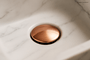RAINHA 71617 VALVULA LAVATORIO CLICK LUXO 7/8 - ROSE GOLD