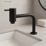 RAINHA 91063 C65 TOREIRA LAVATÓRIO NOBRE 1/4 VOLTA BANC. PRETO FOSCO