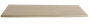 RODAPE CERÂMICO DELMAR BEIGE - ELIANE - CLASSE A - 7,5X30,7