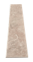 RODAPE CERÂMICO DELMAR TERRA - ELIANE - CLASSE A - 7,5X30,7