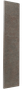 RODAPE CERÂMICO ESCURO HARD - ELIANE - CLASSE A - 8,5 X 45