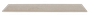 RODAPE CERÂMICO PIXEL MARFIM RE - ELIANE - CLASSE A - 8,5 X 45