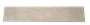 RODAPE CERÂMICO VILLA TERME CREMA RA NA/45 - ELIANE - CLASSE A - 8,5 X 45
