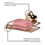 SABONETEIRA 4053RG COM VENTOSA ROSE GOLD - FUTURE - BANHEIRO