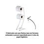 SUPORTE 1030 DE CHAO PARA PAPEL CROMADO DUPLO - FUTURE -