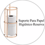 SUPORTE 1609RG PARA PAPEL ROSE GOLD  - FUTURE - PARA BANHEIRO