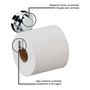 SUPORTE 4055 PARA PAPEL COM VENTOSA CROMADO - FUTURE - PAREDE