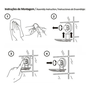 SUPORTE 4055 PARA PAPEL COM VENTOSA CROMADO - FUTURE - PAREDE