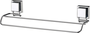 TOALHEIRO 7008 DUPLO INOX COM VENTOSA - FUTURE - 45CM PAREDE